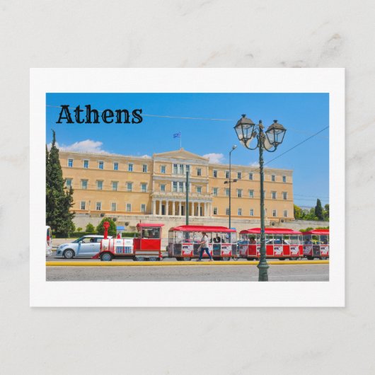 Parlementsgebouw in Athene, Griekenland Briefkaart (Voorkant)