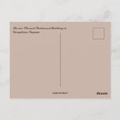 Parlementsgebouw in Georgetown Guyana Briefkaart (Achterkant)