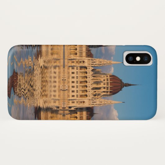 Parlementsgebouw rivierreflectie Case-Mate iPhone case (Achterkant (horizontaal))