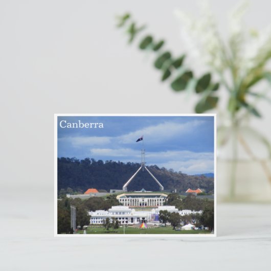 parlementsgebouwen briefkaart (Staand voorkant)