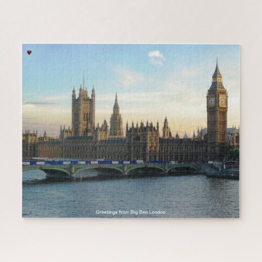 Parlementsgebouwen Londen Legpuzzel (Horizontaal)