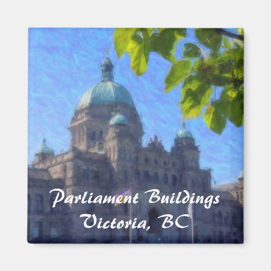 Parlementsgebouwen, Victoria, BC Magnet (Voorkant)