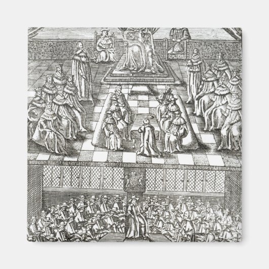 Parlementsleden in 1640 magneet (Voorkant)