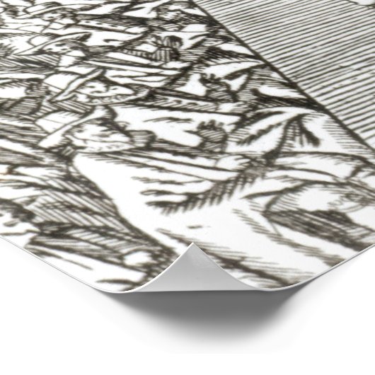 Parlementsleden in 1640 poster (Hoek)