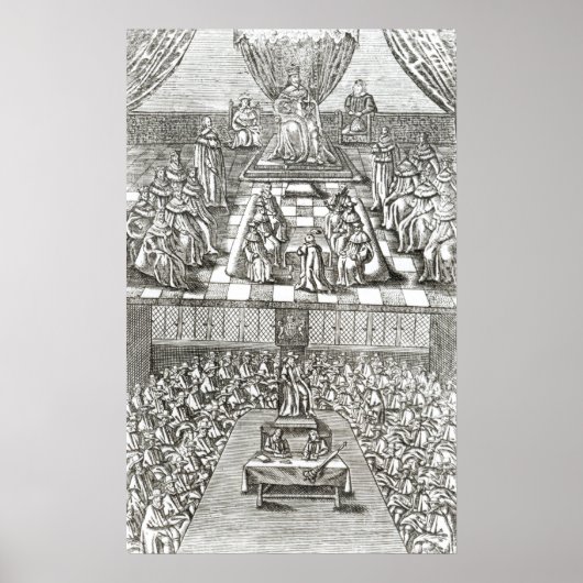 Parlementsleden in 1640 poster (Voorkant)