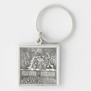 Parlementsleden in 1640 sleutelhanger