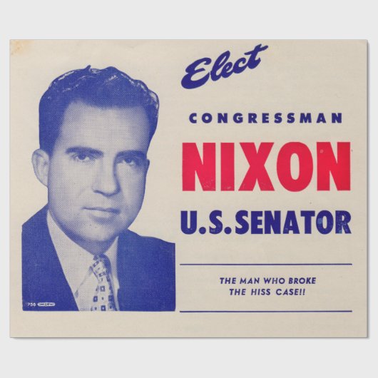 parlementslid Nixon Senator Cadeaupapier (Vlak)