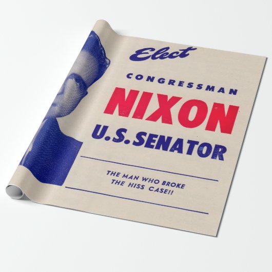  parlementslid Nixon Senator Cadeaupapier (Uitgerold)