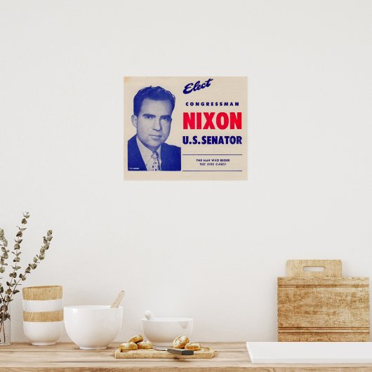  parlementslid Nixon Senator Poster (Keuken)