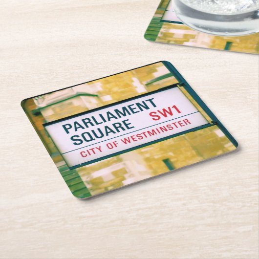 Parlementsplein - stad Westminster - Onderzetter (Schuin)