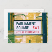 Parlementsplein - Westminster - Londen - Briefkaar Briefkaart (Voorkant / Achterkant)