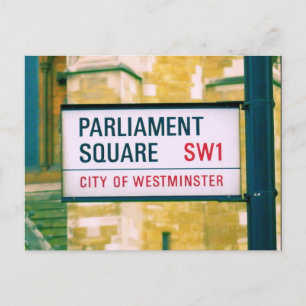 Parlementsplein - Westminster - Londen - Briefkaar Briefkaart