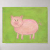 Parley Pig Nursery Kunst - PRINT (Voorkant)