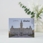Parliament Building of Quebec in Quebec Canada Briefkaart (Staand voorkant)