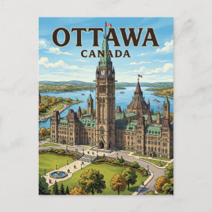 Parliament Hill Canada Briefkaart