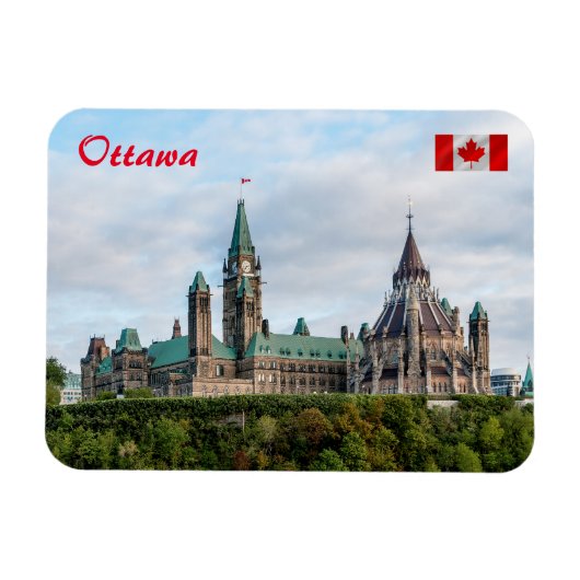 Parliament Hill in Ottawa Magneet (Horizontaal)