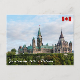 Parliament Hill in Ottawa - Ontario, Canada Briefkaart