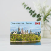 Parliament Hill in Ottawa - Ontario, Canada Briefkaart (Staand voorkant)