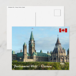 Parliament Hill in Ottawa - Ontario, Canada Briefkaart