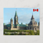 Parliament Hill in Ottawa - Ontario, Canada Briefkaart (Voorkant)