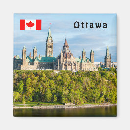 Parliament Hill in Ottawa - Ontario, Canada Magneet