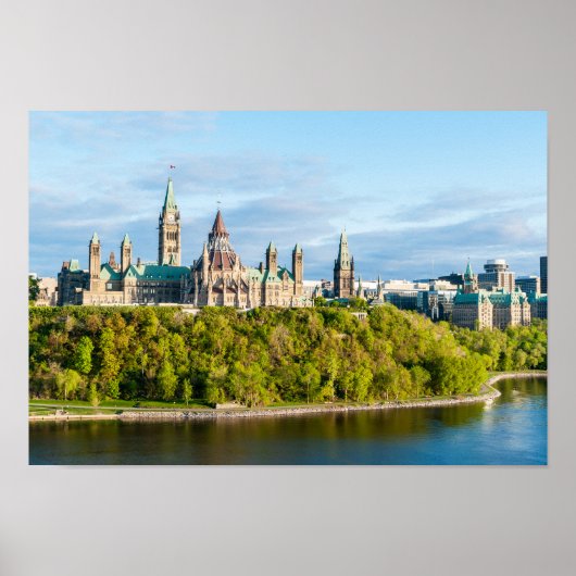 Parliament Hill in Ottawa Poster (Voorkant)
