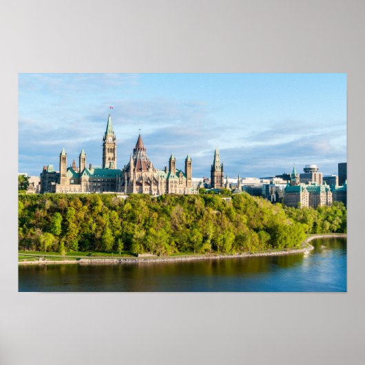 Parliament Hill in Ottawa Poster (Voorkant)