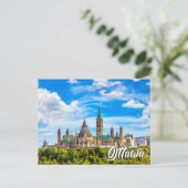 Parliament Hill, Ottawa, Ontario, Canada Briefkaart (Staand voorkant)