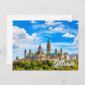 Parliament Hill, Ottawa, Ontario, Canada Briefkaart (Voorkant / Achterkant)