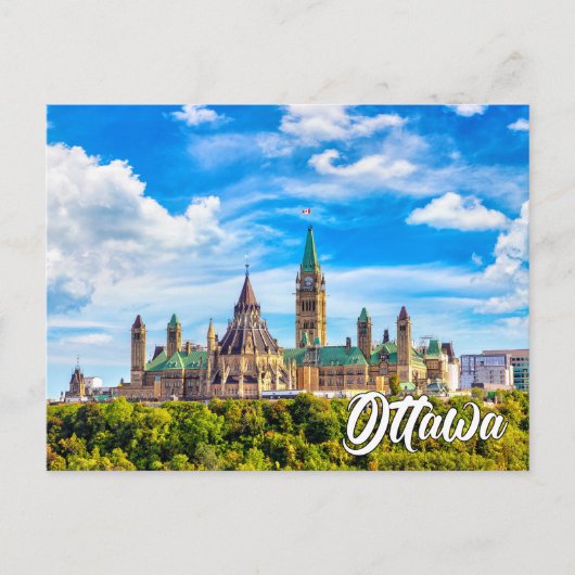Parliament Hill, Ottawa, Ontario, Canada Briefkaart (Voorkant)