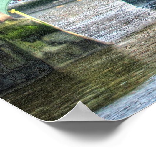 Parliment Building - Londen, Engeland Poster (Hoek)