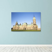 Parliment Building, Ottawa, Ontario, Canada Canvas Afdruk (Insitu (Houten vloer))