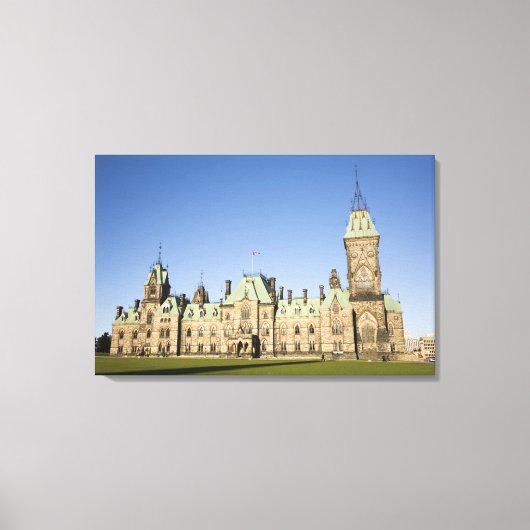 Parliment Building, Ottawa, Ontario, Canada Canvas Afdruk (Voorkant)