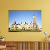 Parliment Building, Ottawa, Ontario, Canada Canvas Afdruk (Insitu (Woonkamer))