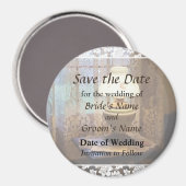 Parlor met orkaanlamp: sla de datum op magneet (Voorkant / Achterkant)