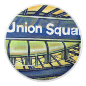 Parlor van het Unieplein Keramische Knop (Voorkant)