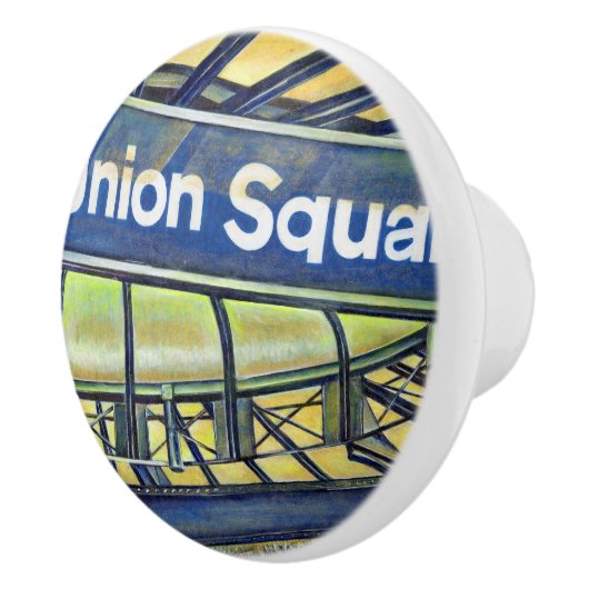 Parlor van het Unieplein Keramische Knop (Rechts)