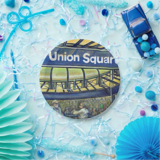 Parlor van het Unieplein Papieren Bordje (Feest)