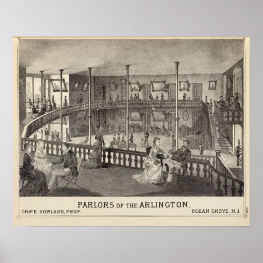 Parlors of the Arlington, Ocean Grove, NJ Poster (Voorkant)