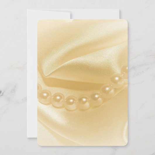 Parly Gold Verloving Invitation Kaart (Achterkant)