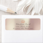 Parly Pink Glitter RSVP Crown Princess Bridal Etiket (Insitu)
