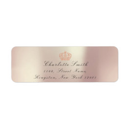 Parly Pink Glitter RSVP Crown Princess Bridal Etiket