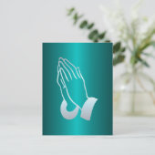 Parly Praying Hands Briefkaart (Staand voorkant)