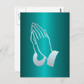 Parly Praying Hands Briefkaart (Voorkant / Achterkant)