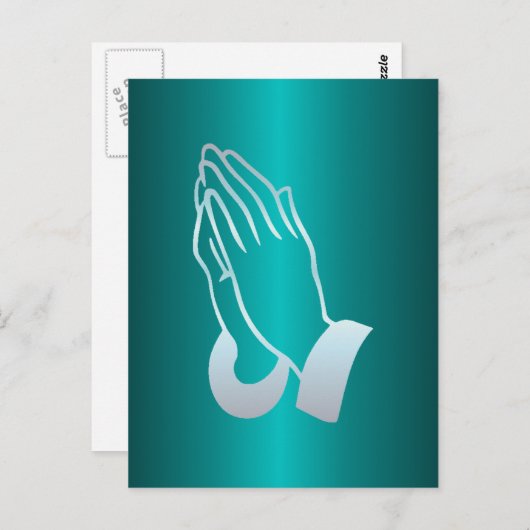 Parly Praying Hands Briefkaart (Voorkant / Achterkant)