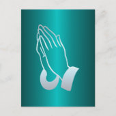 Parly Praying Hands Briefkaart (Voorkant)