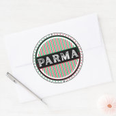 Parma City Pride Emblem – Italian Identity Ronde Sticker (Envelop)