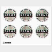 Parma City Pride Emblem – Italian Identity Ronde Sticker (Vel)