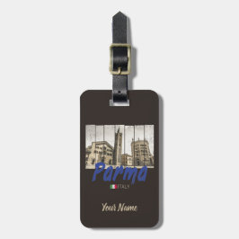 Parma Emilia-Romagna Italië  Souvenir Bagagelabel