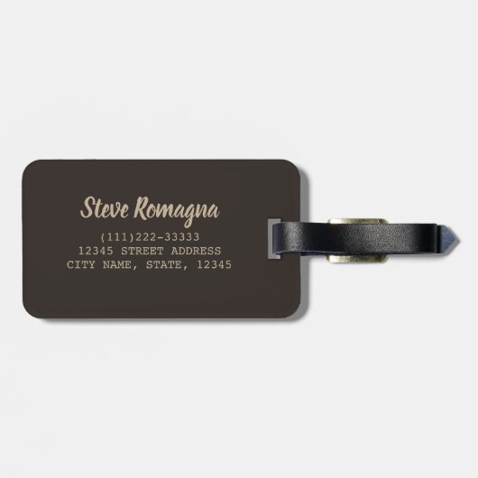 Parma Emilia-Romagna Italië  Souvenir Bagagelabel (Achterkant horizontaal)